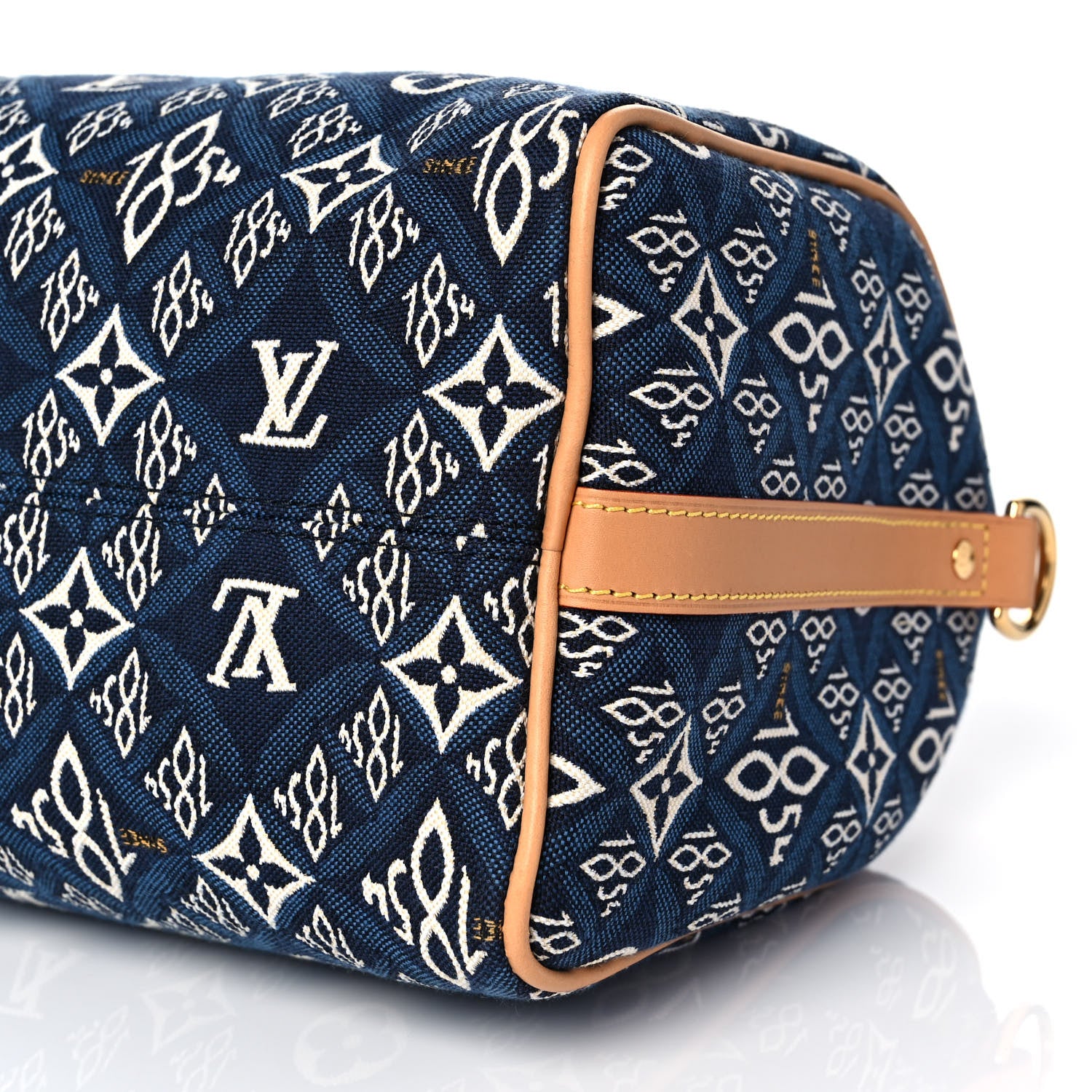 Louis Vuitton Jacquard Since 1854 Speedy Bandouliere 25 Blue 9 of 10