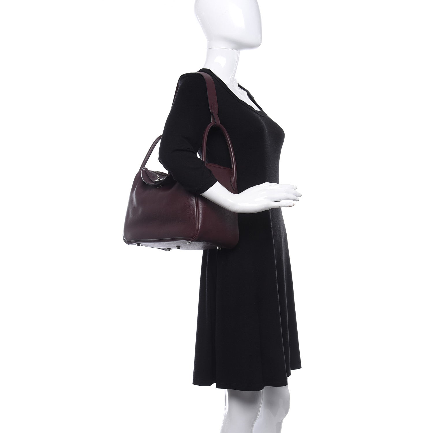 Hermes Evercolor Lindy 26 Prune 2 of 9