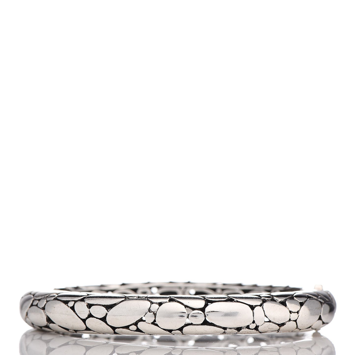 Sterling Silver Kali Hinged Bangle Bracelet