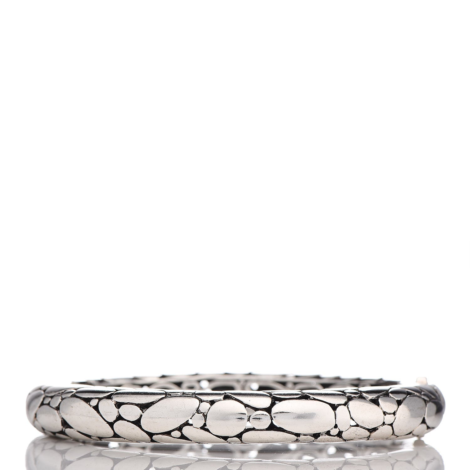 John Hardy Sterling Silver Kali Hinged Bangle Bracelet 3 of 7