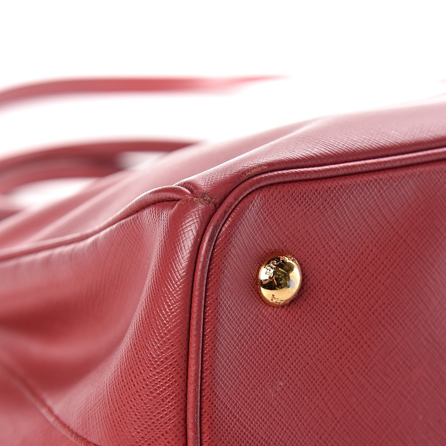 Prada Saffiano Lux Medium Tote Fuoco 16 of 20