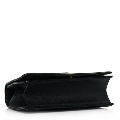 Christian Dior Grained Calfskin Medium Diorama Flap Bag Black 4 of 14