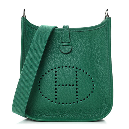 Hermes Taurillon Clemence Evelyne TPM Vert Vertigo 1 of 7