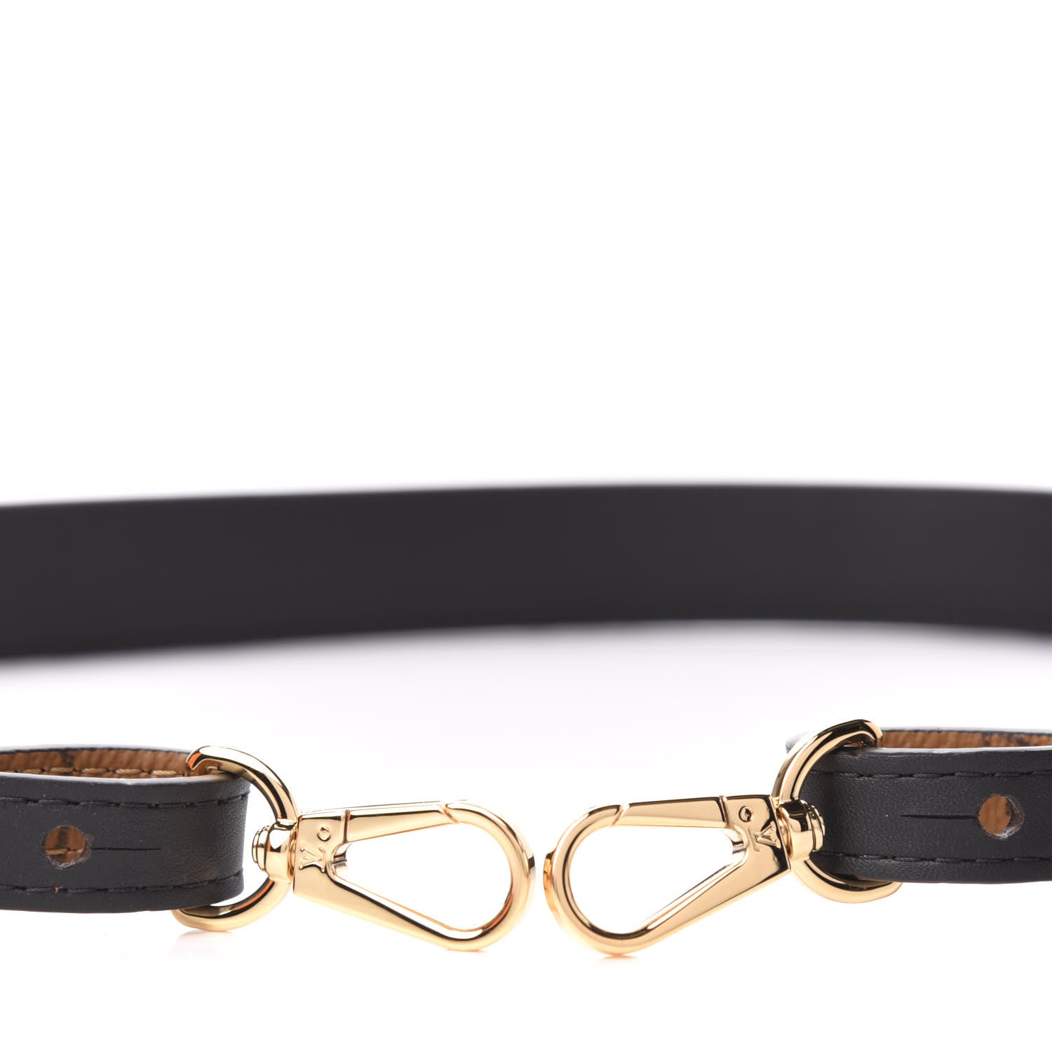 Louis Vuitton Reverse Monogram Bandouliere Shoulder Strap XL Black 4 of 5