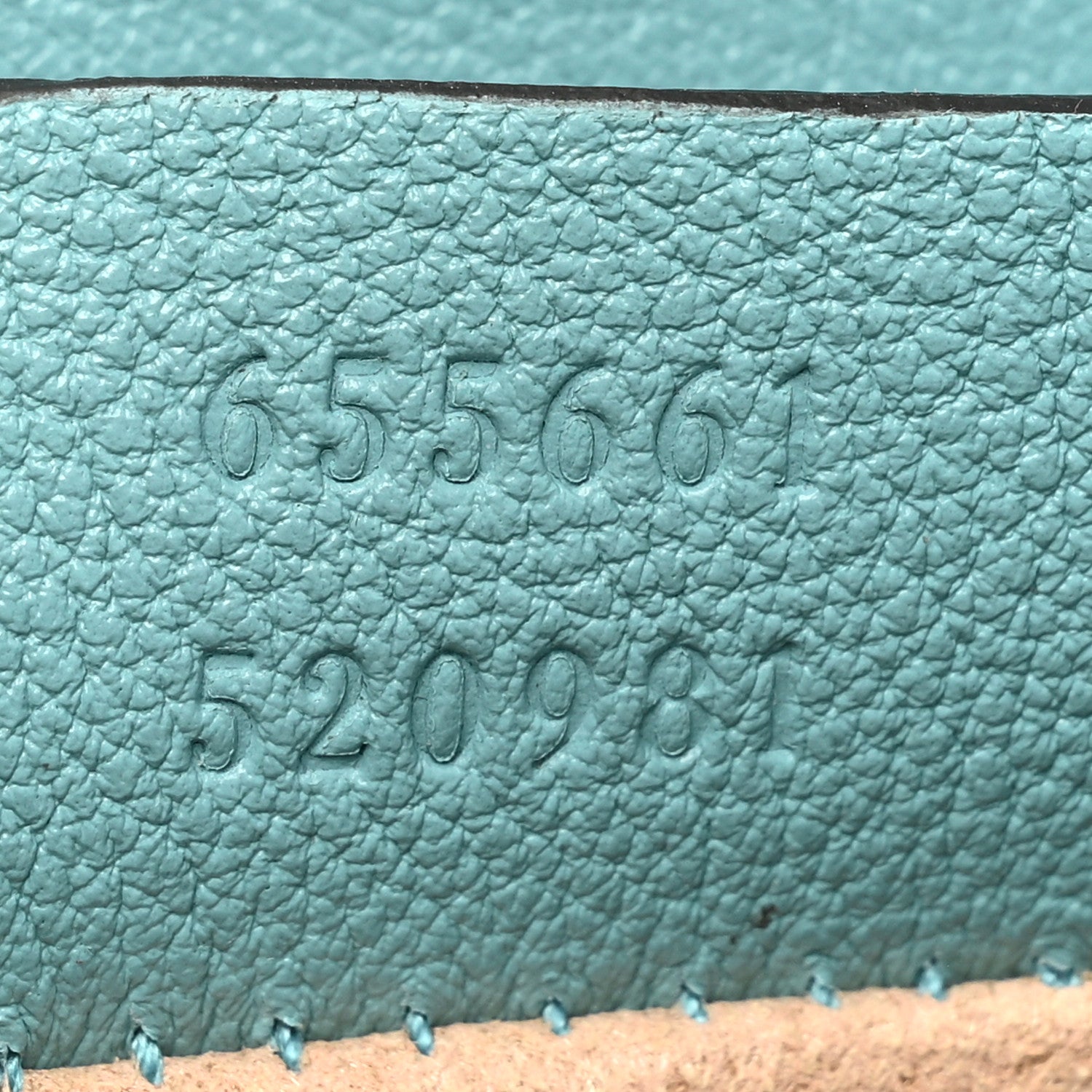 Gucci Wonka Grain Calfskin Mini Diana Tote Bag Dusty Azure Orange Fluo 7 of 12