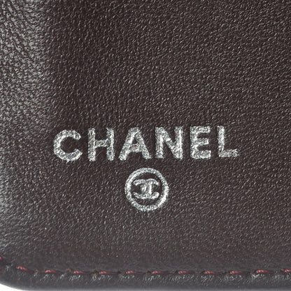 Chanel Lambskin Quilted Zipped Pocket Wallet Black 7 of 11