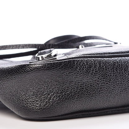 Balenciaga Chevre Silver Metallic Edge Hardware Hip Black 6 of 9
