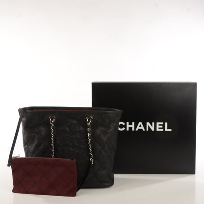 Chanel Grained Calfskin Shopping Small Daily Tote Black 5 of 8