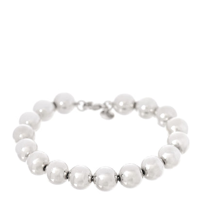 Tiffany Sterling Silver 10mm HardWear Ball Bracelet 1 of 5