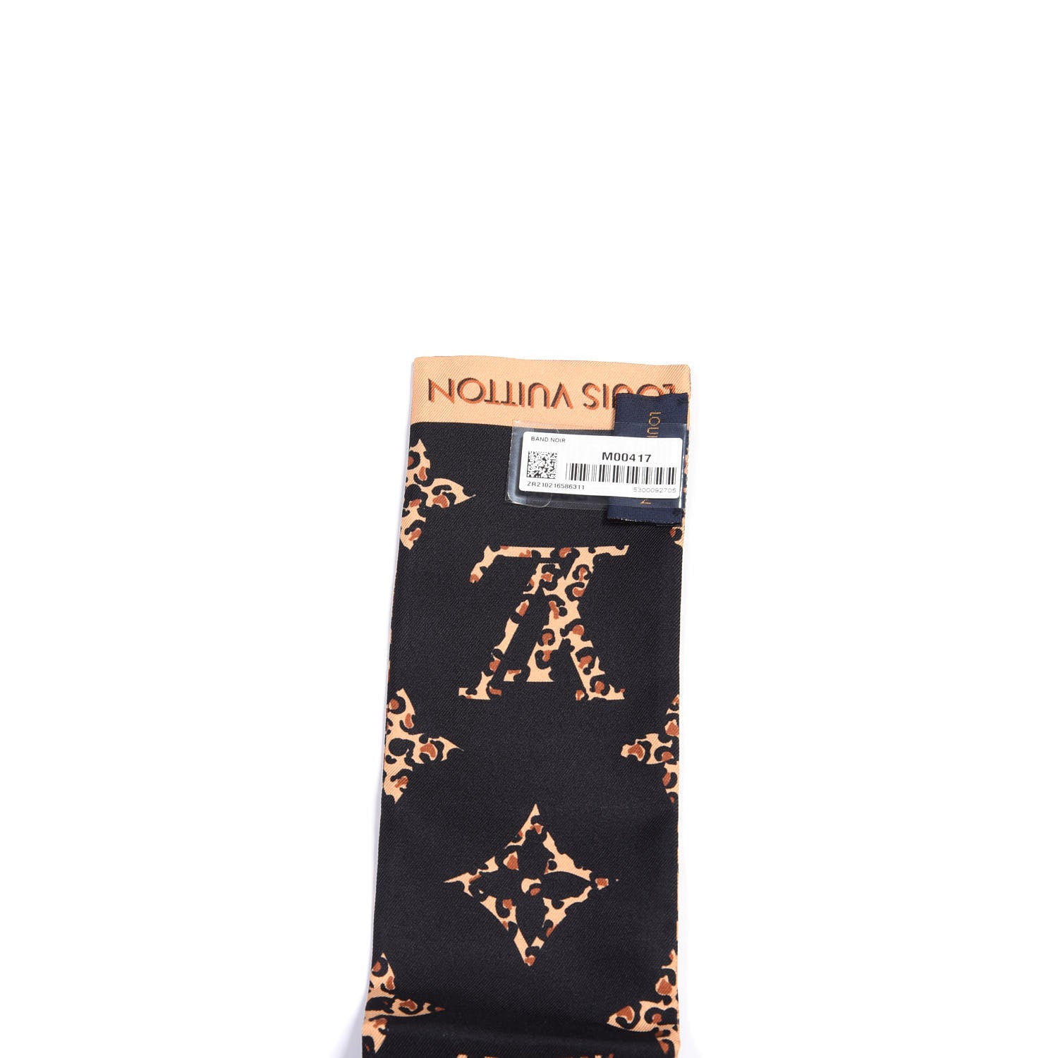 Louis Vuitton Silk Monogram Wild At Heart Bandeau Black 3 of 3