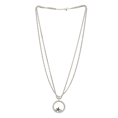 Chopard 18K White Gold Diamond Black Diamond Happy Diamonds Starfish Pendant Necklace 3 of 7