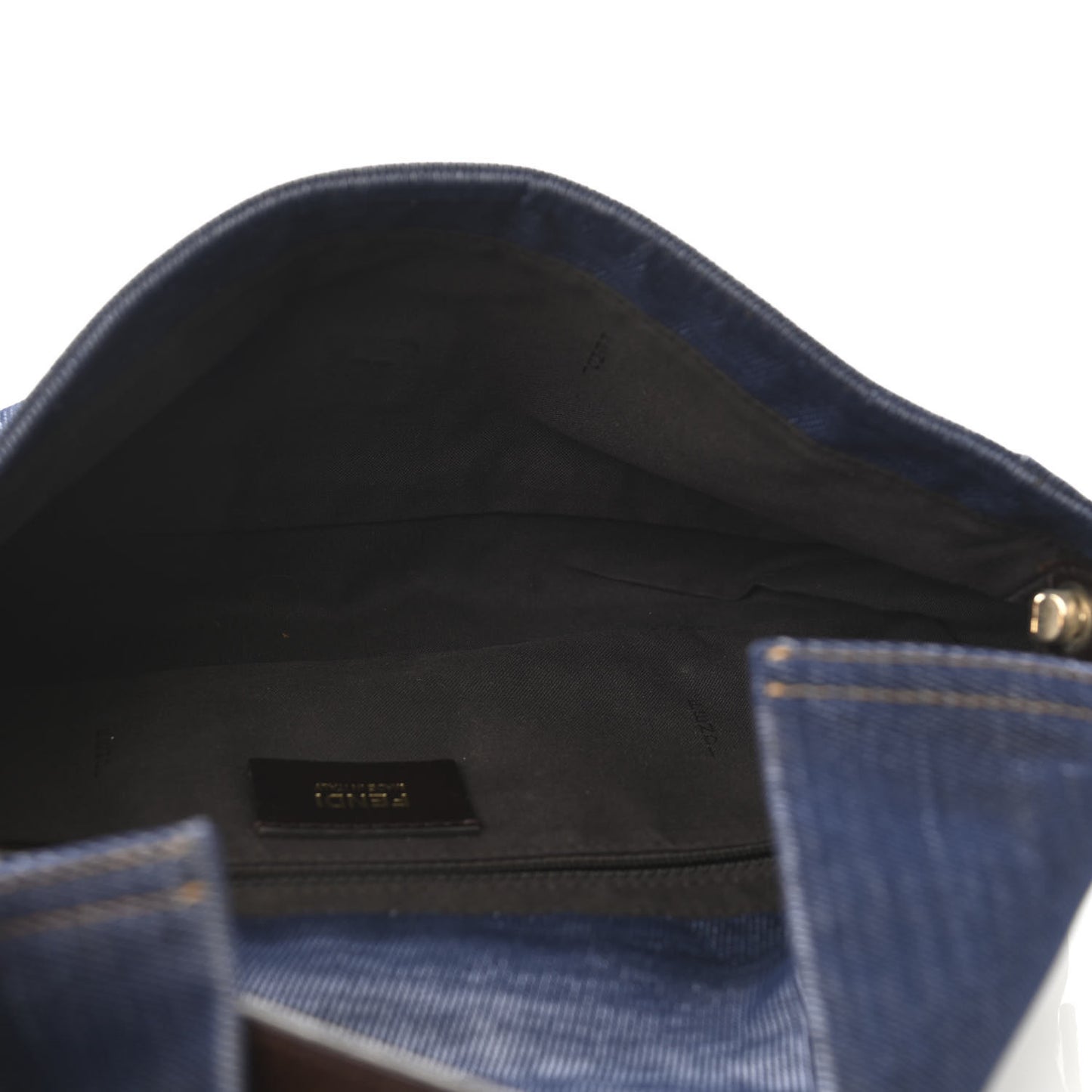Denim Medium Convertible Baguette Blue