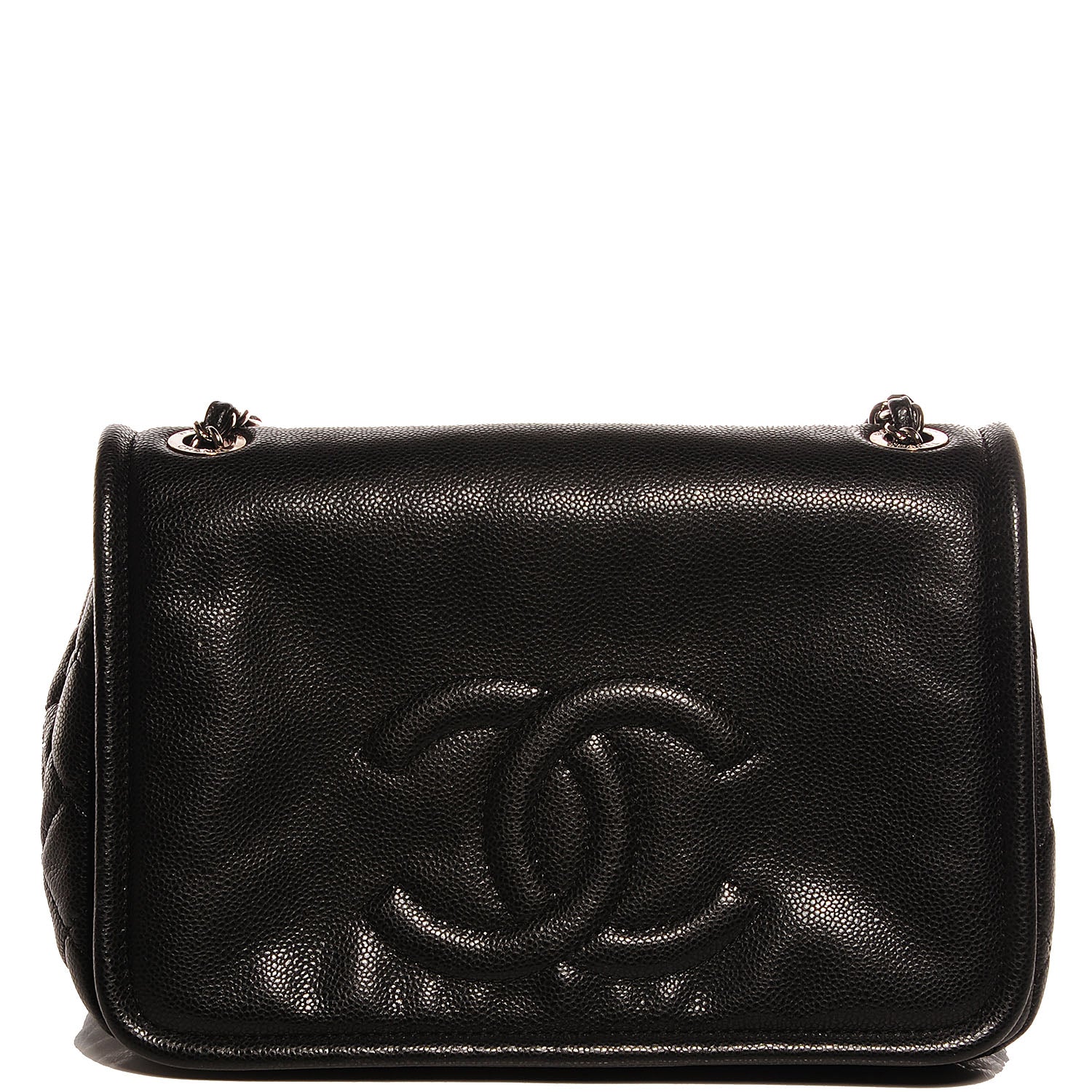 Chanel Caviar Timeless CC Flap Black 1 of 7