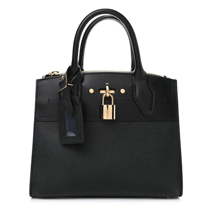 Louis Vuitton Calfskin City Steamer Mini Black 1 of 4