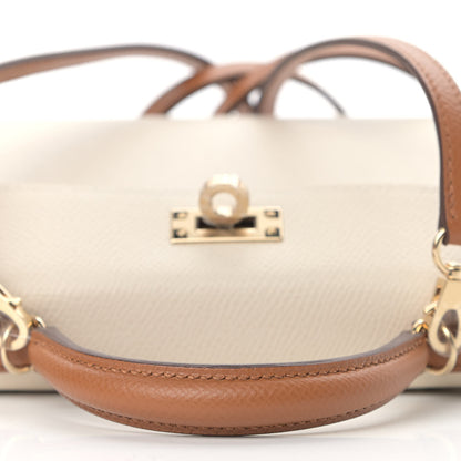 Hermes Epsom Mini Horseshoe Kelly Sellier 20 Craie Sesame 8 of 32