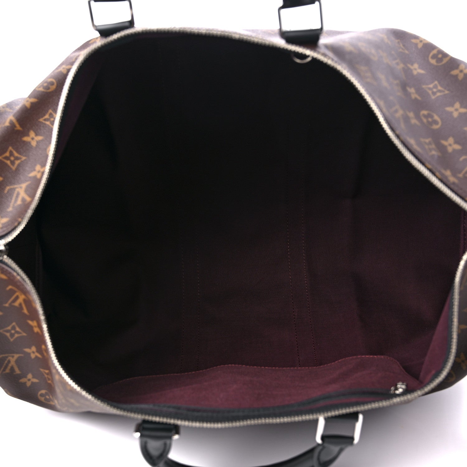 Louis Vuitton Monogram Macassar Keepall Bandouliere 55 4 of 10