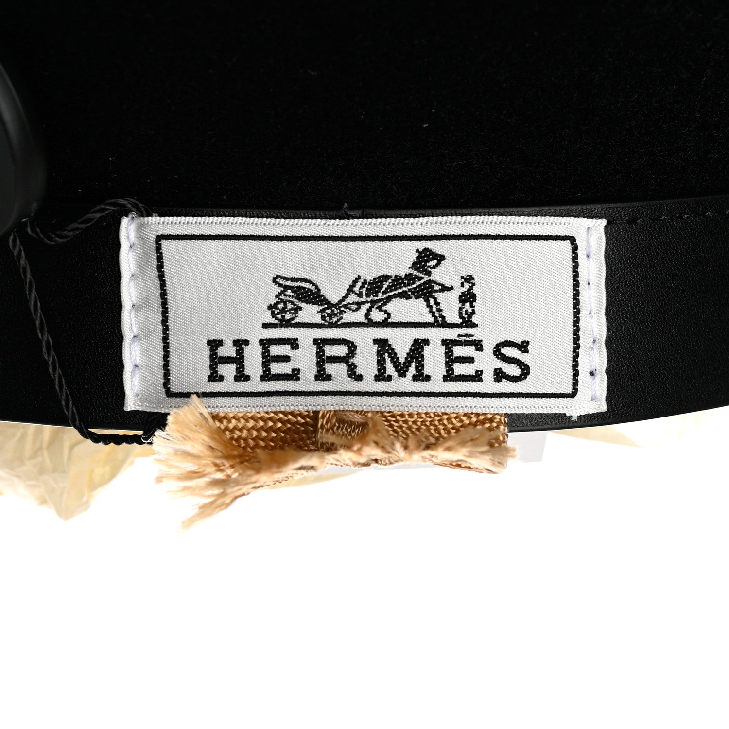 Hermes Merinos Wool Felt Felicity Beret Hat 57 Black 8 of 9