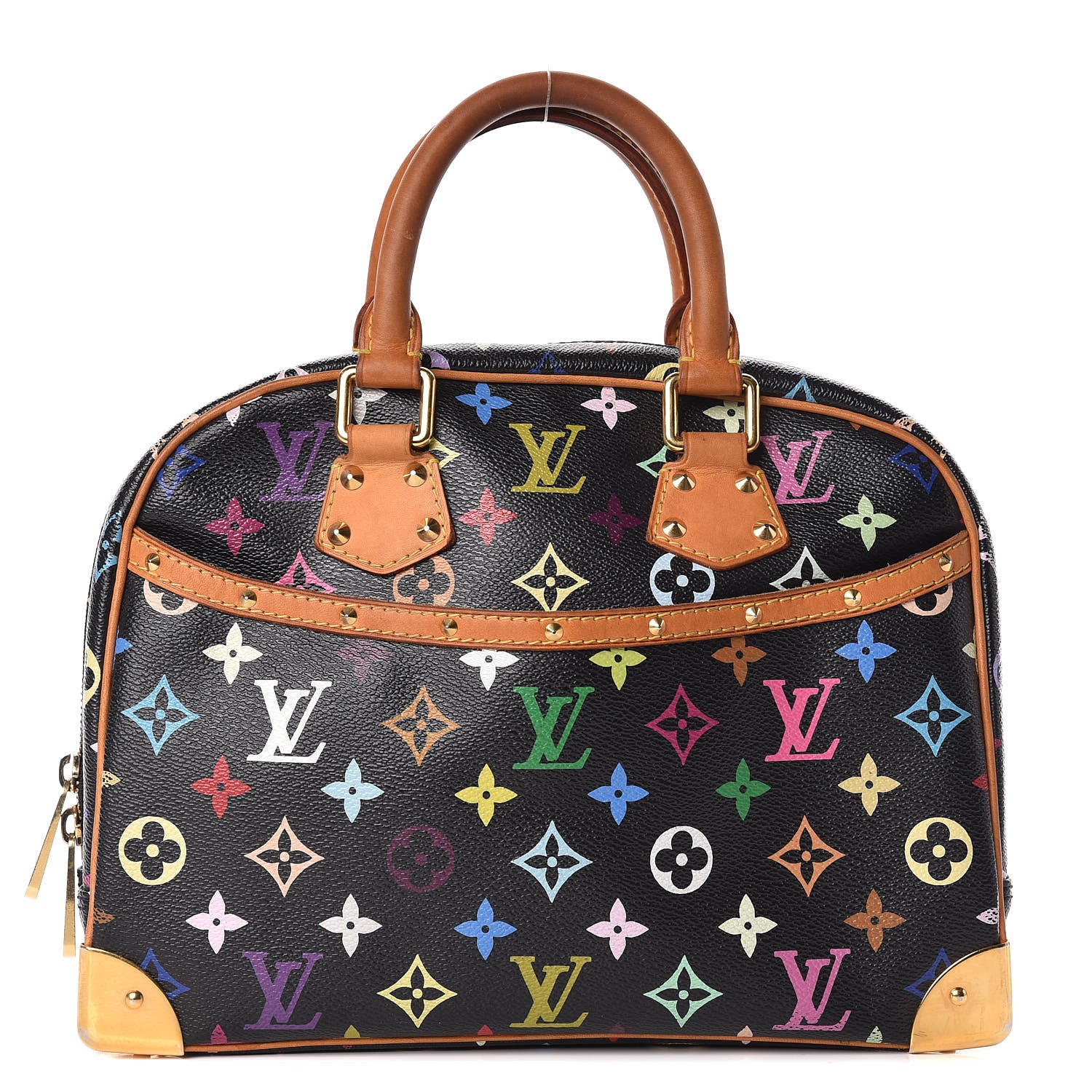 Louis Vuitton Monogram Multicolor Trouville Black 1 of 18
