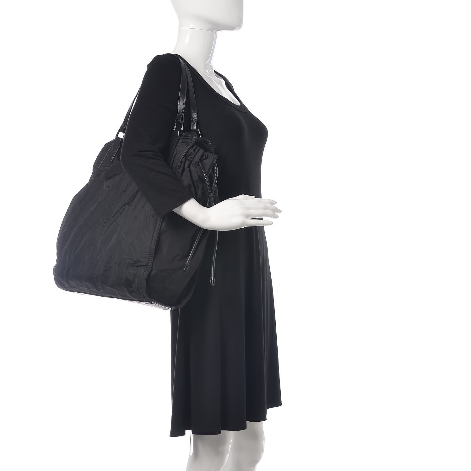 Burberry Nylon Buckleigh Packable Tote Black 2 of 11