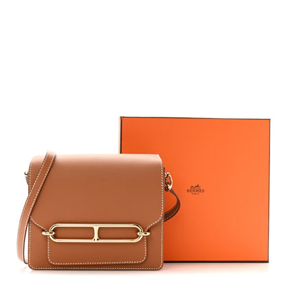 Hermes Evercolor Mini Sac Roulis Gold 14 of 14