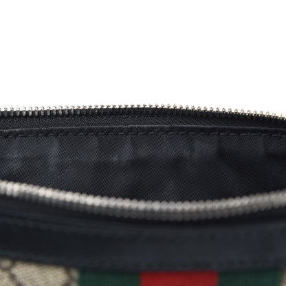 Gucci GG Supreme Monogram Web Messenger Bag Black 13 of 15