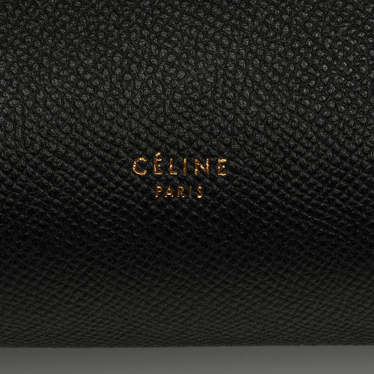 Grained Calfskin Micro Belt Bag Black
