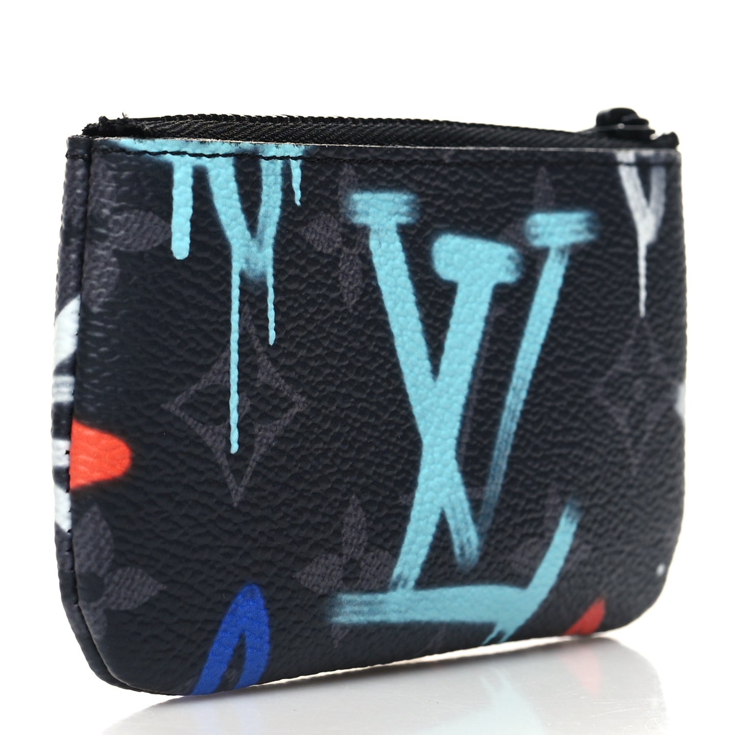 Monogram Eclipse LV Graffiti Key Pouch Multicolor