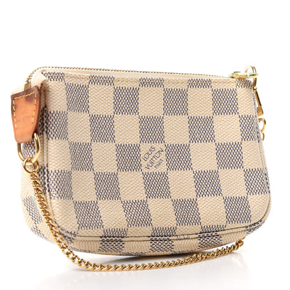 Louis Vuitton Damier Azur Mini Pochette Accessories 3 of 7