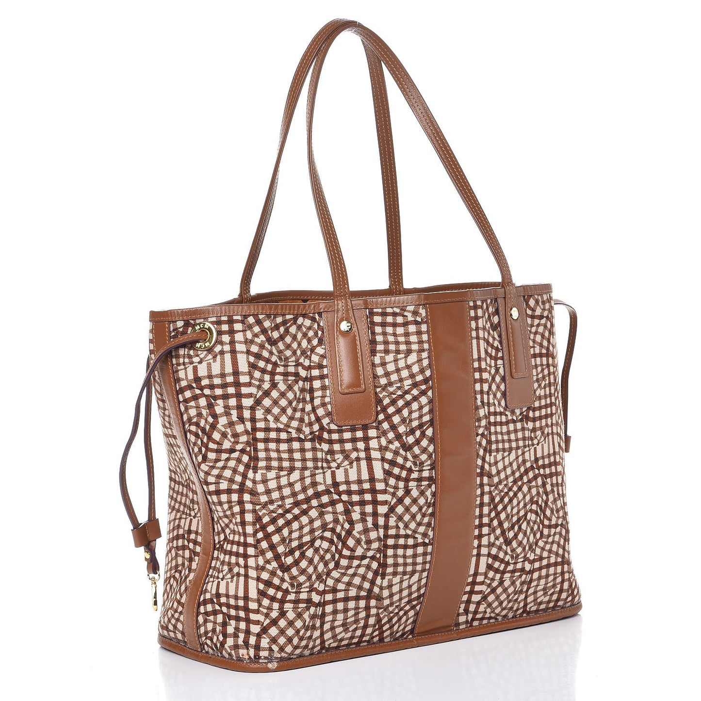 Visetos Medium Liz Reversible Shopper Tote Cognac