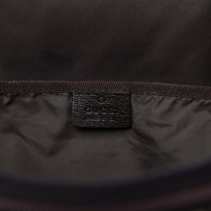 Gucci Monogram Natural Pigskin Large Diaper Bag Beige Ebony Cocoa Dark Chocolate 8 of 14