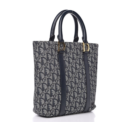 Christian Dior Monogram Tote Blue 3 of 14
