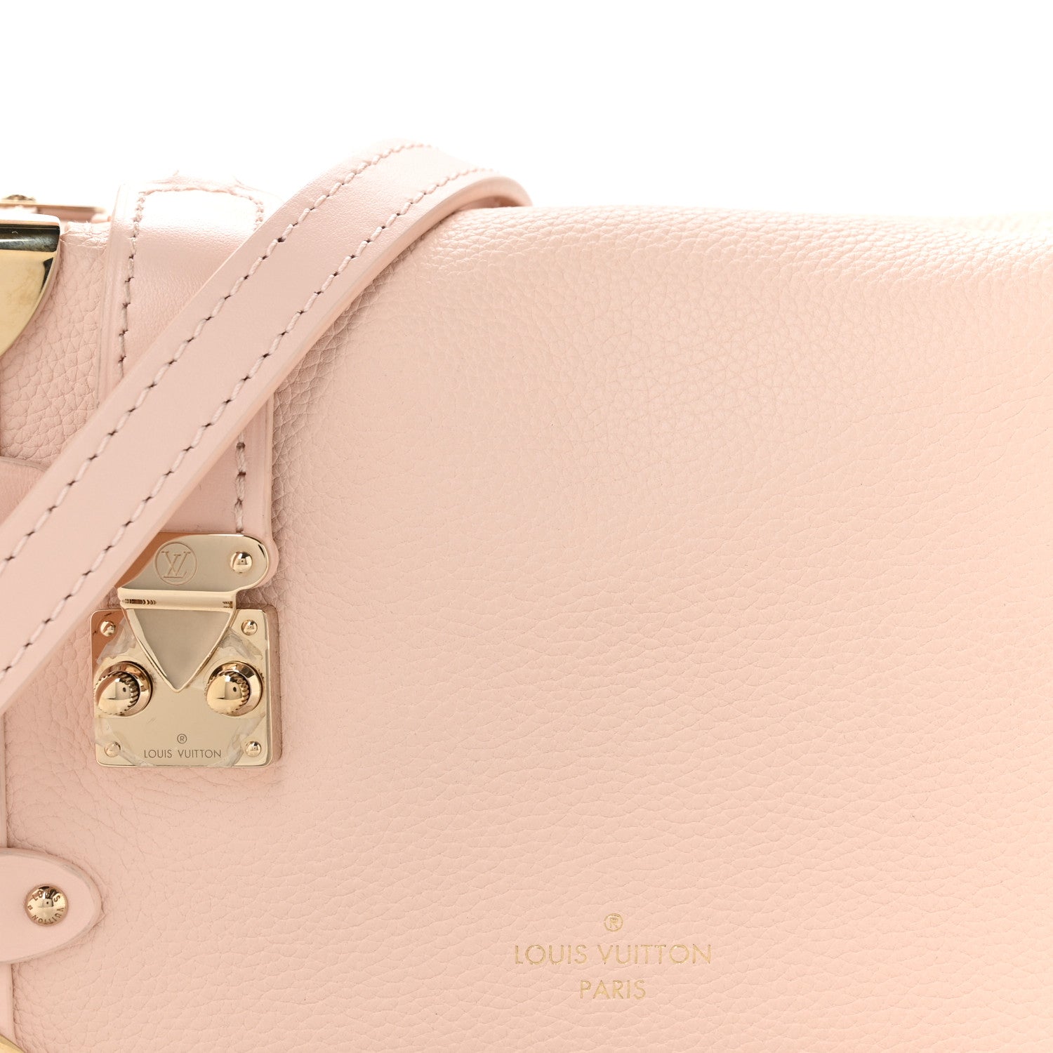 Louis Vuitton Grained Calfskin Side Trunk PM Pink Pearl 7 of 10