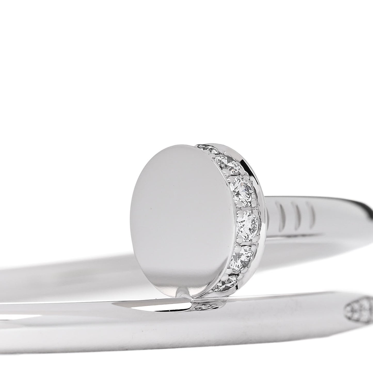 18K White Gold Diamond Juste Un Clou Bracelet 16