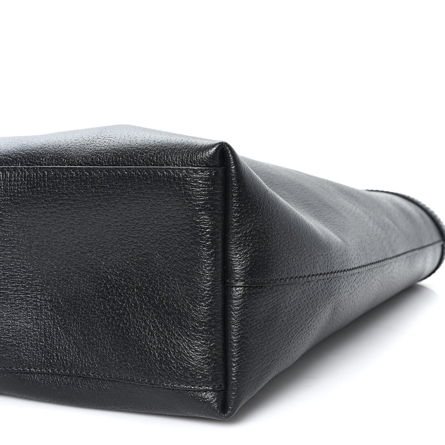 Gucci Textured Calfskin Web Medium Ophidia Shopping Tote Black 10 of 11