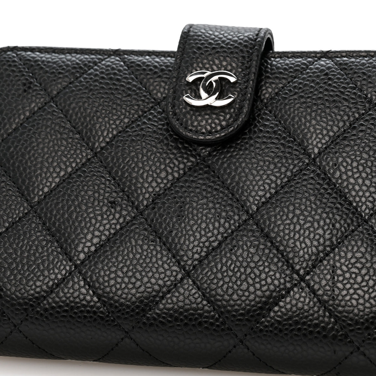 Chanel Caviar Quilted CC French Wallet Black 11 of 11