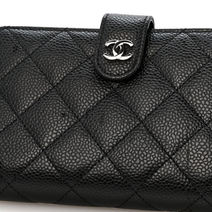 Chanel Caviar Quilted CC French Wallet Black 11 of 11
