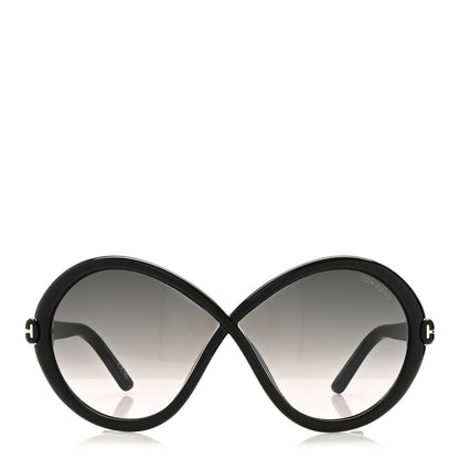 Tom Ford Acetate Jada Sunglasses TF1070 Black 3 of 6