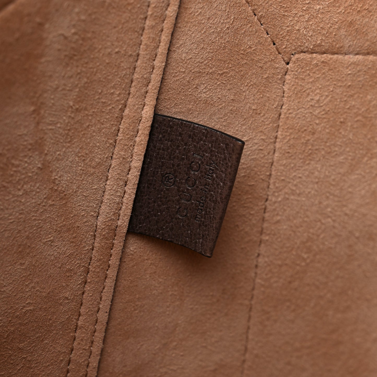 GG Supreme Monogram Web Ophidia Tote Brown