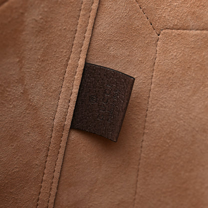 Gucci GG Supreme Monogram Web Ophidia Tote Brown 7 of 18