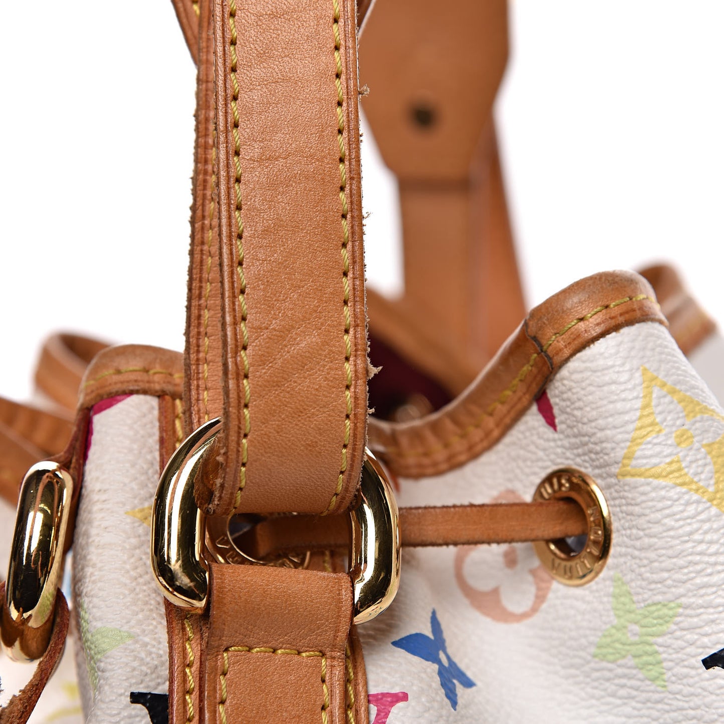 Monogram Multicolor Petit Noe White