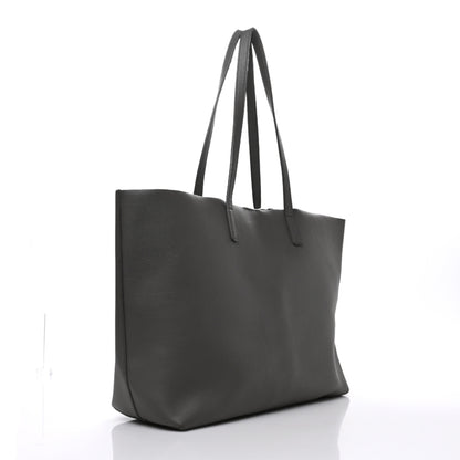 Saint Laurent Calfskin Large Shopping Tote Fog 3 of 14