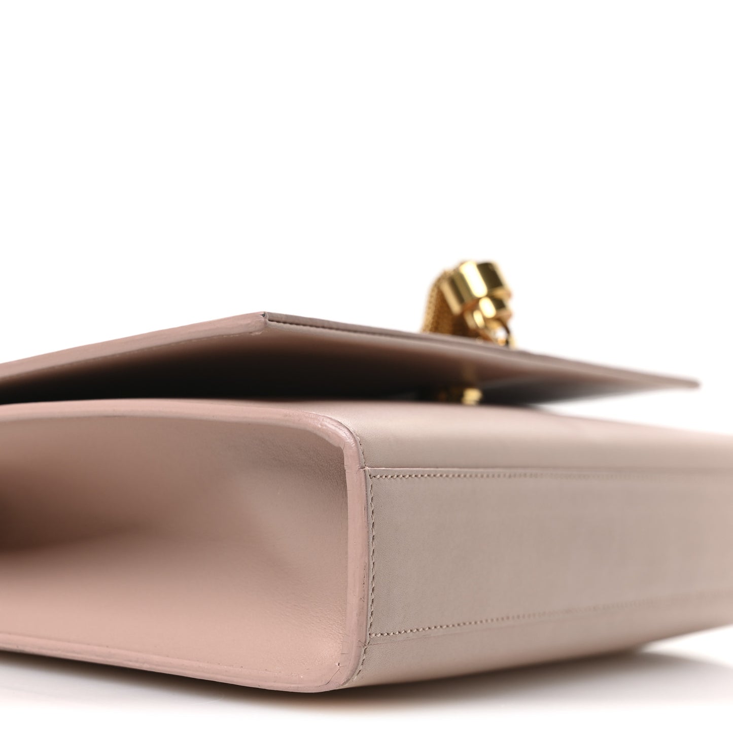Smooth Calfskin Medium Classic Monogram Kate Tassel Satchel Pink