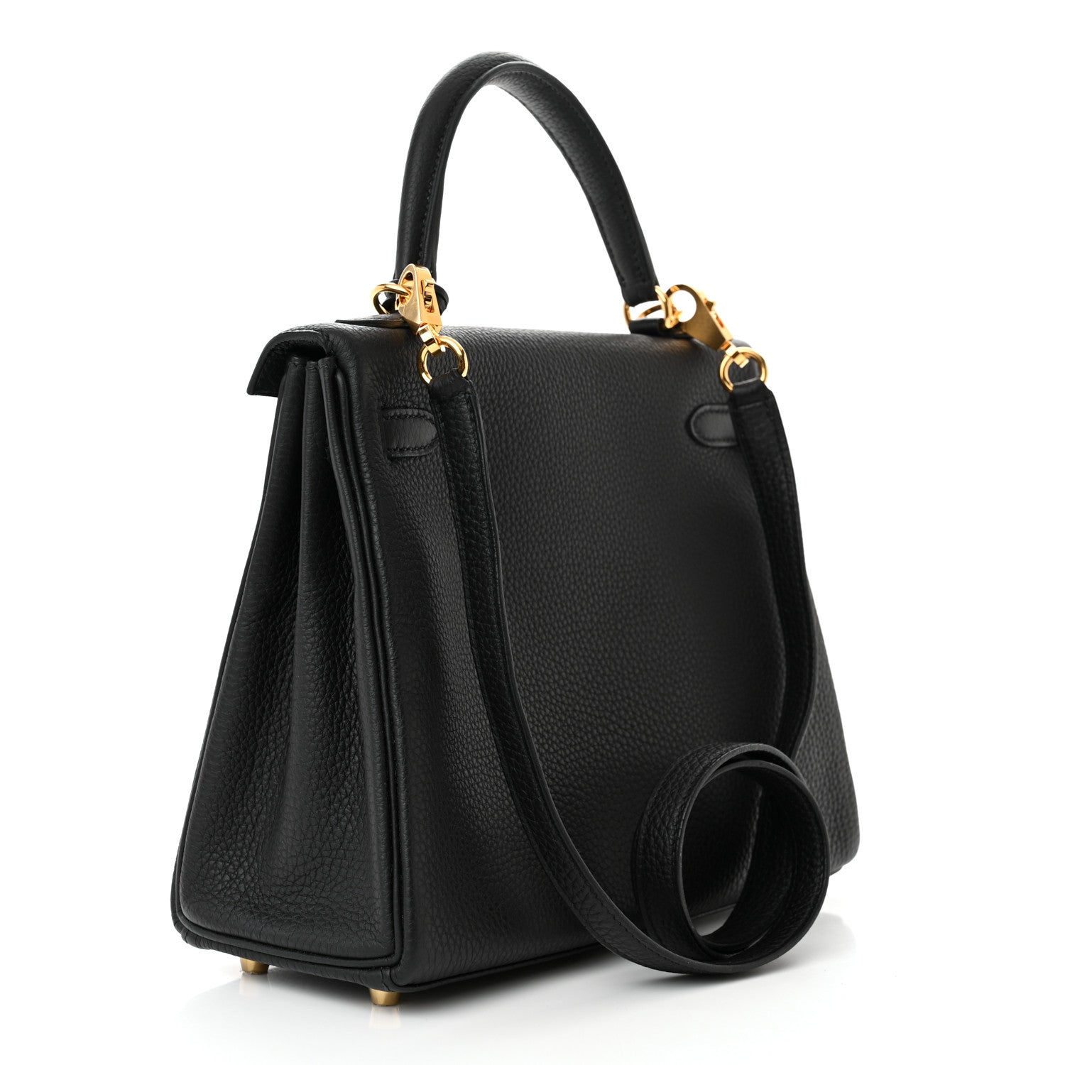 Hermes Togo Kelly Retourne 25 Black 3 of 13