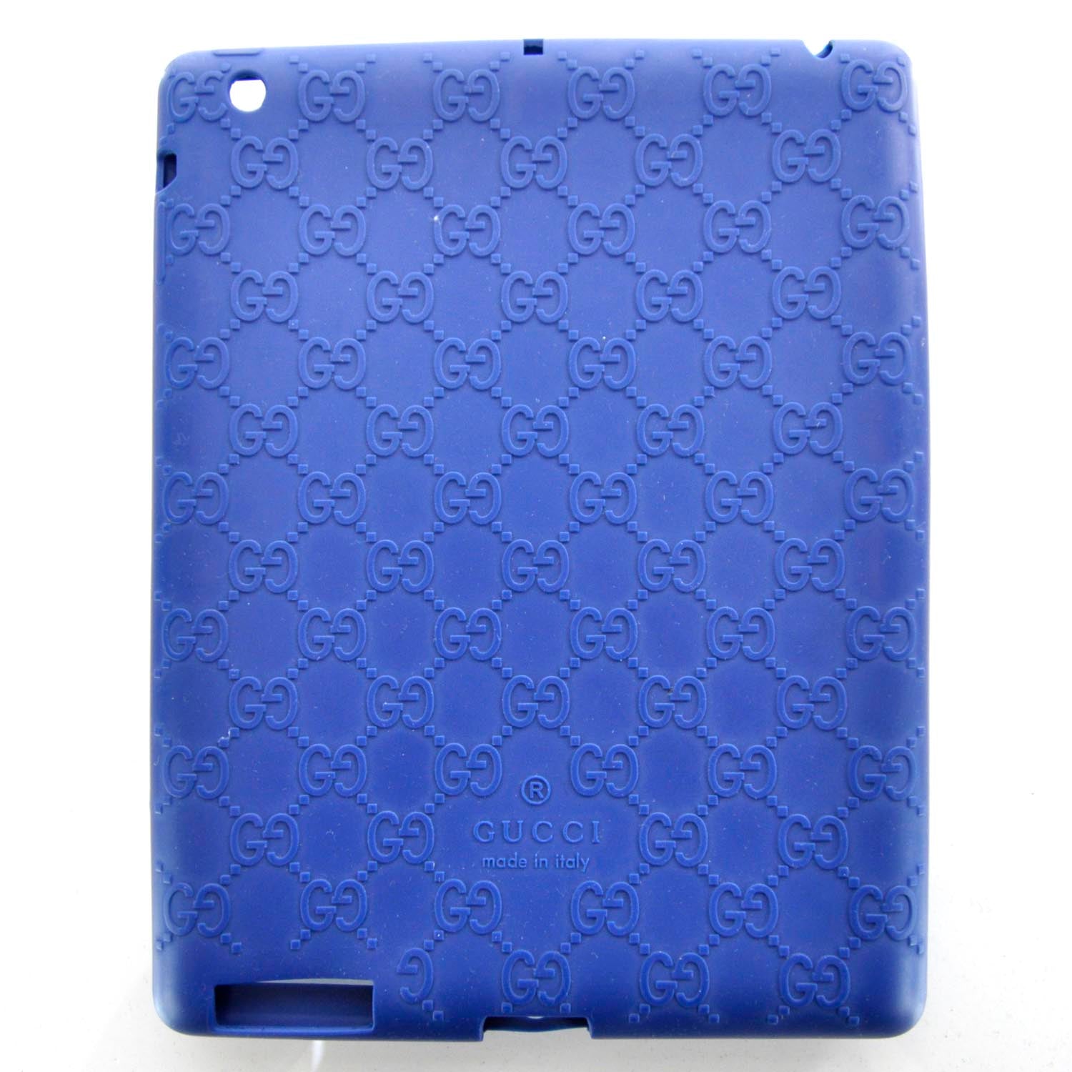 Gucci Rubber Guccissima Ipad Case Blue 1 of 5