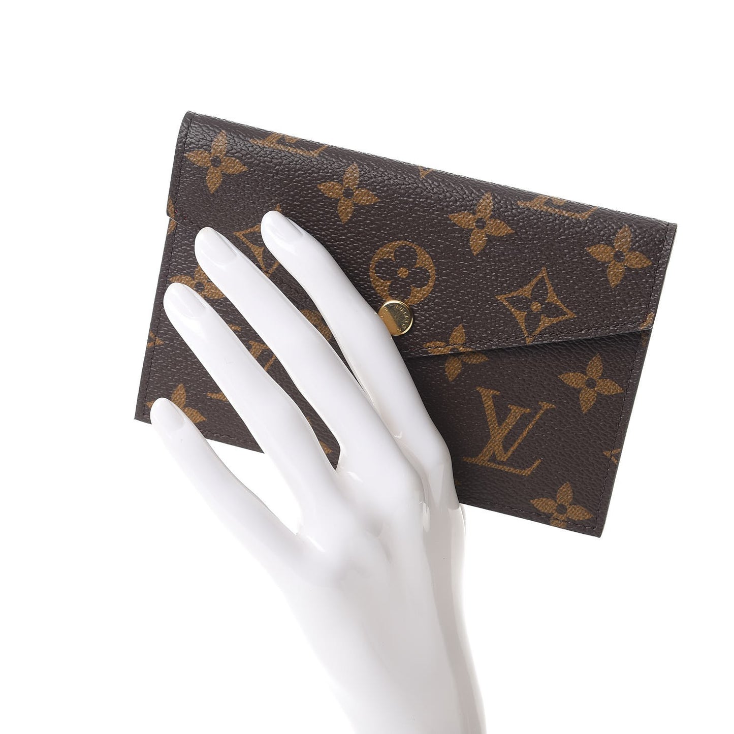 Monogram Daily Organizer Envelope Insert Red