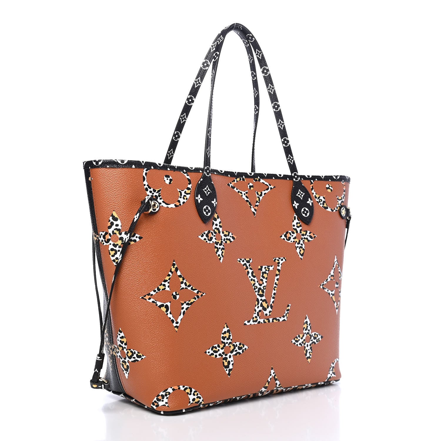 Louis Vuitton Monogram Giant Jungle Neverfull MM Black 3 of 7