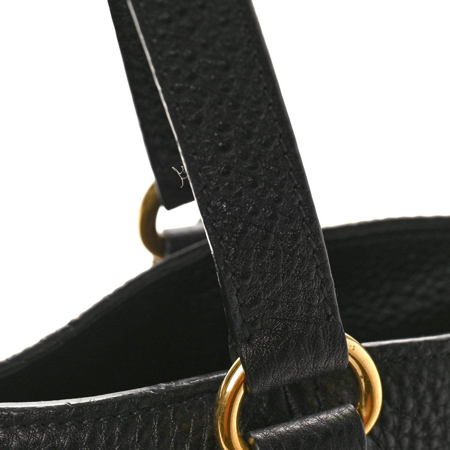 Vitello Daino Side Pocket Tote Black
