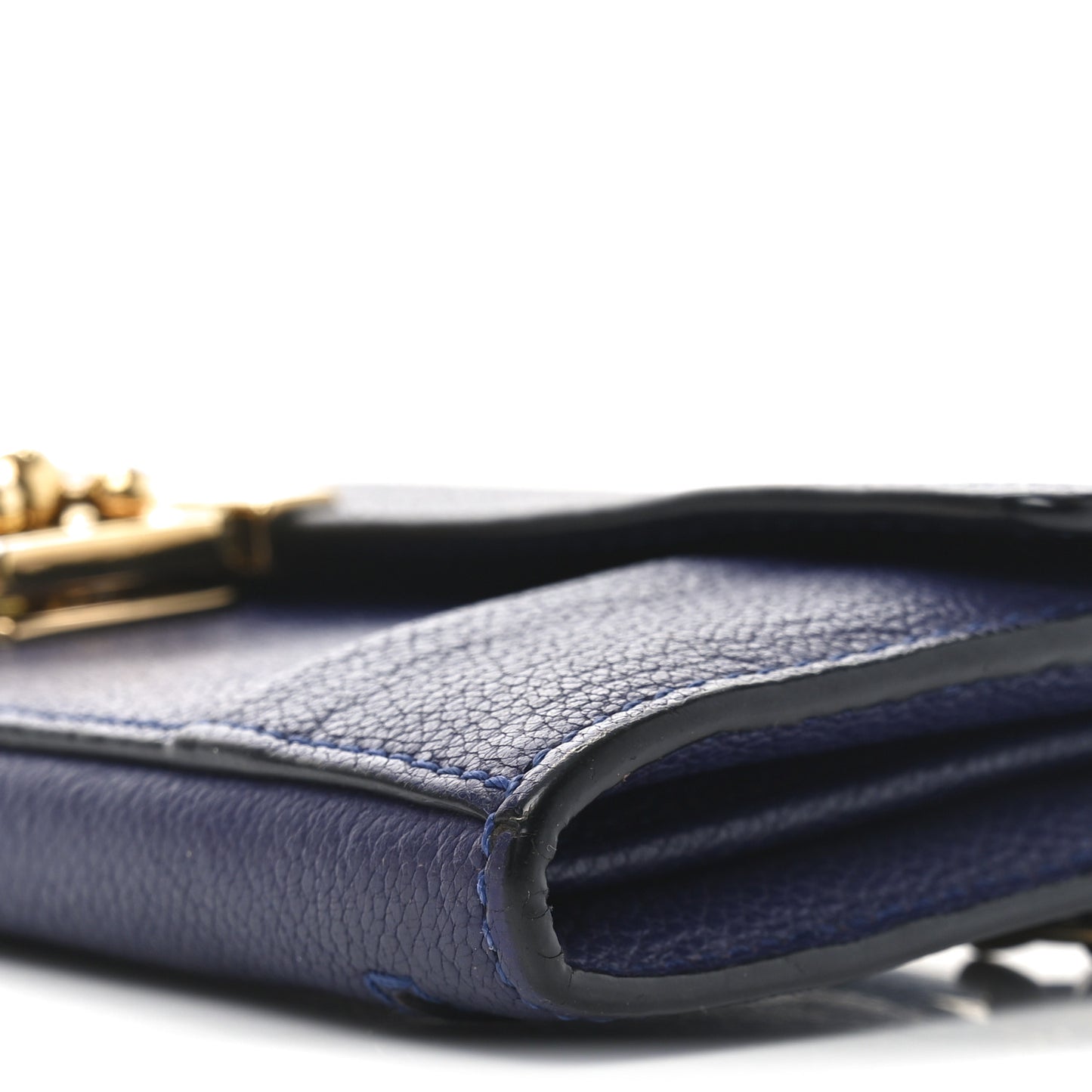 Goatskin Elsie Long Wallet Purple