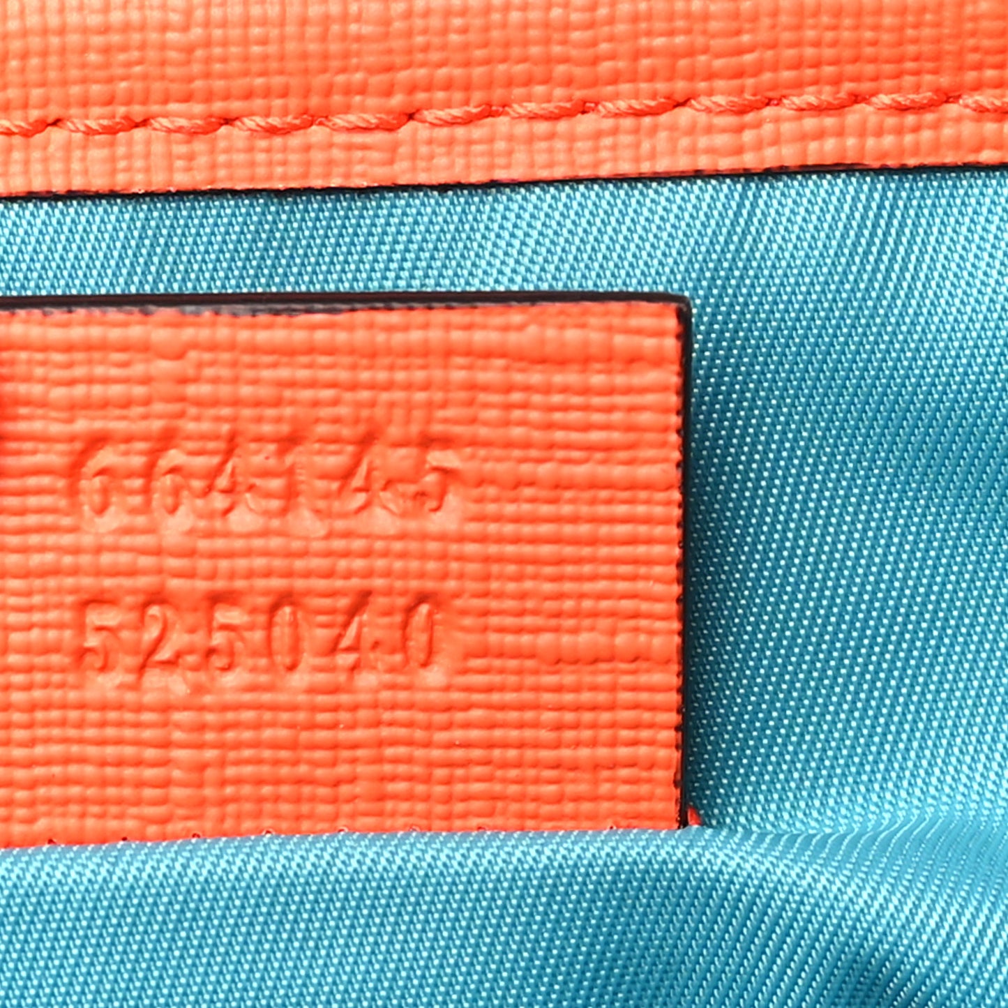 Coated Canvas Logo Star Print Childrens Messenger Bag Beige Multicolor Vibrant Orange