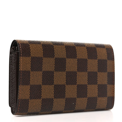 Louis Vuitton Damier Ebene Porte-Monnaie Tresor Wallet 3 of 7